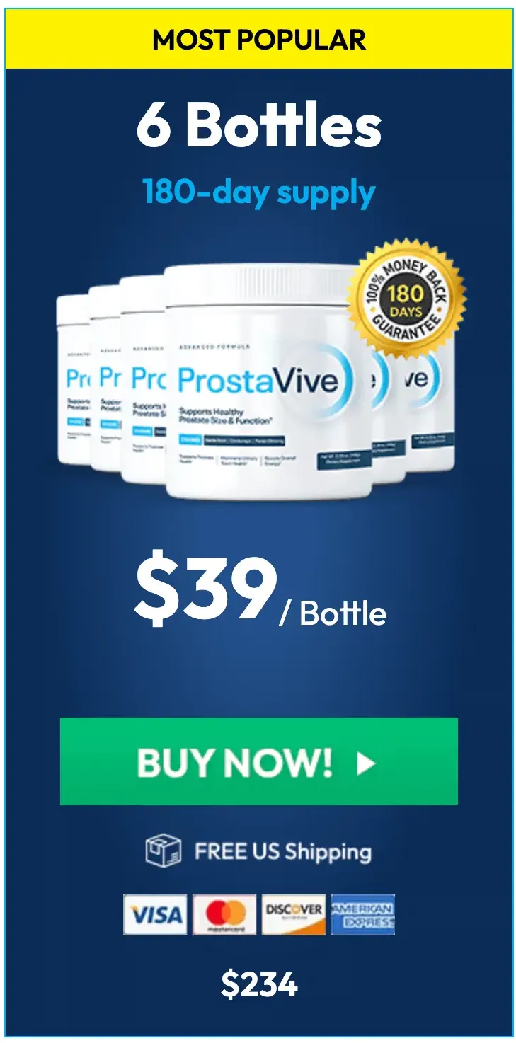 ProstaVive Buy 6 Bottles